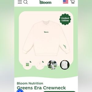 In search of: bloom nutrition greens era crewneck